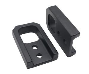 Jeffergarden 2 Ganchos de Remolque Delanteros Ganchos de Remolque de Recuperación para 2024-2026 Hechos de Aleación de Aluminio T6061 Acabado Negro con Conexión de Cinturón de