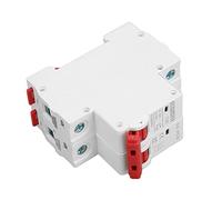 Jeffergarden 2P Disyuntor DC 500V, 25A Riel DIN | Interruptor de desconexión en miniatura, capacidad de cortocircuito de 6000 A, extinción de magnético, embarcación solar