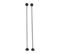 Jeffergarden 2PCS Marimba Lengua Tambor Mazo Timpani Baquetas Glockenspiel Mazos Xilófono Palos de Plástico de Silicona, Palo de Doble Cabeza con Extremo de Hilo Duro, Cómodo de Usar, Fácil de Usar