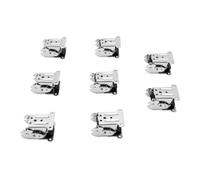 Jeffergarden 8 Bisagras Autoblocantes de Acero Al Carbono, Soportes Plegables de 180 Grados para Patas de Mesa, Patas de Cama, Banco de Trabajo