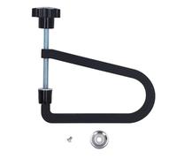 Jeffergarden Abrazadera de Puente de Guitarra, Herramienta en Forma de U de Acero Fundido para Reparación y Mantenimiento de Guitarra Luthier (R259 Negro)