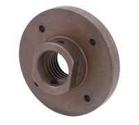 Jeffergarden Adaptador de Husillo de Torno de 6 Pulgadas Adaptador de Cabezal de Acero 8TPI de 1 Pulgada Extensión de 25 Mm con 4 Orificios para Tornillos para Tornos de Madera 1018 1018VD