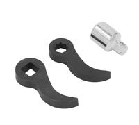 Jeffergarden Adaptador de Llave de Barra de Palanca Cabezal de Trinquete Accesorio de Barra de Palanca Adaptador de Llave de de Cabezal de ángulo Ajustable de Acero CRV de 1/2