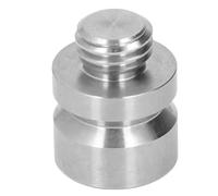 Jeffergarden Adaptador de Montaje en Poste de Prisma, Liberación Rápida de Acero Inoxidable para Estación Total con Rosca 11 de 5/8 pulg. y Longitud de 22 Mm para Aplicaciones Topográficas