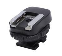 Jeffergarden Adaptador de Zapata para Flash, Plástico ABS y Metal, Conecta Micrófono y Luz, para HDR-PJ610E Otras Cámaras Compatibles
