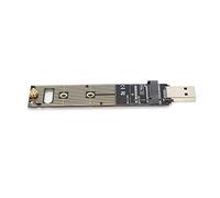 Jeffergarden Adaptador M.2 NVMe SSD a USB, Caja SSD Externa PCB Tarjeta Convertidora USB 3.2 Gen con Disipador de Calor, Enchufe Directo de 10 Gbps para Uso de Copia de Seguridad en Viajes y Oficinas