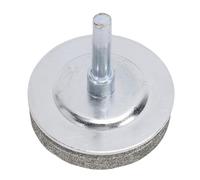 Jeffergarden Afilador de Cuchillas de Grano 100 de Diamante con Estructura Totalmente Metálica para Taladro Manual Eléctrico, Cortacésped, Tijeras Cortadoras de Césped