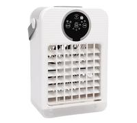 Jeffergarden Aire Acondicionado Portátil 4 en 1, Humidificador Enfriador de Aire Evaporativo de 700ML con 3 Velocidades, 7 Colores, Control Remoto Táctil Ligero para el Hogar, Oficina,