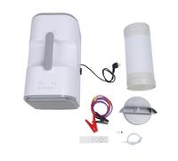 Jeffergarden Aire Acondicionado Portátil 5200BTU con Control Remoto y Deshumidificador, Fuente de Alimentación de 24V 12V CC para Habitación, Tienda, RV, Taller, Camping (Enchufe europeo 220V)