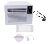 Jeffergarden Aire Acondicionado Portátil Air Acondicionador Pequeño para Camping RV Oficina Oficina Al Aire Libre Industrial Industrial AC De Enfriamiento 1876BTU (EU enchufe 220V)