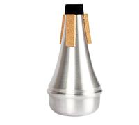 Jeffergarden Aluminio Aleación Práctica Trompeta Muda Copa Muda Silver para Todo Tipo de Trompetas Práctica