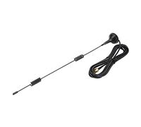 Jeffergarden Antena de Radio Digital 15dBi Omnidireccional SMA Antena Cobre Rojo RG174 Base de Ventosa Magnética para Enrutador DTU UTV ATV Barco Coche Monitoreo Inalámbrico