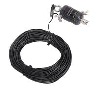 Jeffergarden Antena K5 Antena QRP, Alimentación Final de Banda Ancha de Metal de Media Onda 3-30 MHz, Portátil de Onda Corta para Comunicación Al Aire Libre