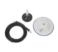Jeffergarden Antena Receptora GPS Medición de Banda Externa de Frecuencia Completa de 4 Estrellas Medición Conector Hembra TNC de Alta Precisión Amplificador de bajo Ruido, Pequeño Error de, Buena