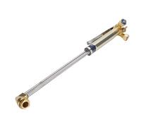 Jeffergarden Antorcha de Corte de 46 Cm, Tubería de Gas de Acero Inoxidable Antirretroceso, Soplete de Corte Manual de Oxiacetileno, Soldadura con Válvulas de Retención