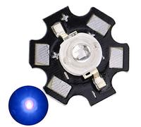 Jeffergarden AXD 3W 10W Cuentas de Chip LED de Alta Potencia con Base de Aluminio, Longitudes de Onda de 365 Nm 405 Nm para Electrónica, Proyectos de Iluminación de Bricolaje