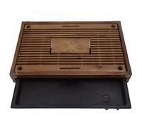 Jeffergarden Bandeja de té Gongfu, Madera de Lithocarpus Glaber con (Brown)