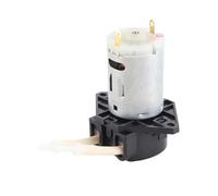 Jeffergarden Bomba Peristáltica Bomba Dosificadora de Líquidos de 12 V CC, de Manguera Reversible con Cabezal de Hebilla, 0 a 100 Ml por Minuto, para Transferencia de Agua de Acuario y Dosificación