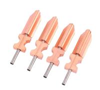 Jeffergarden Boquilla Hotend para Impresora 3D, 4 Uds., 0,25 MM, 0,4 MM, 0,6, 0,8, Boquilla Desmontable Rápida de Acero Endurecido Apta para