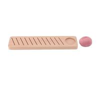 Jeffergarden Bordado Organizador de Hilo Rack Bobbin 12 Posiciones Organizador de Hilo de Bordado Diy Beech Wood Hilo de Almacenamiento Accesorios de Punto Cruzado para Coser con Soporte de