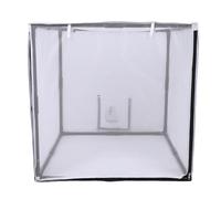 Jeffergarden Cabina de Pintura en Aerosol Desmontable, Tienda Portátil con Cortina de Malla, Suelo Integrado para Pintura de Pasatiempos y Proyectos de Bricolaje