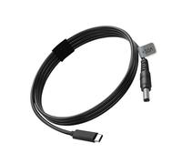 Jeffergarden Cable de Carga de Alimentación USB C A CC de 20 V, 5 A, Material de Goma, Chip PD Inteligente, 10 M de Largo para Mini Computadoras Portátiles, Parlantes de Alta Fidelidad y Tiras de