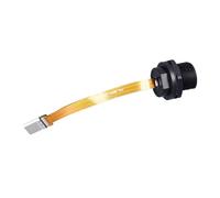 Jeffergarden Cable de Enchufe Macho USB3.1 Tipo C 3.1 con Conector Roscado, Montaje en Panel de Extensión PFC Soft FPC para una Conexión Conveniente