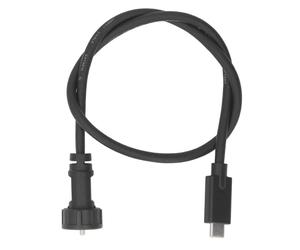 Jeffergarden Cable Seleccionado, Conectividad Mejorada, Plug and Play, Tipo C a Cable USB Macho a Prueba de Agua 0,5 M IP67 IP68 Flexible de Alimentación Flexible Negro Extensión de Enchufe Recto