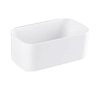 Jeffergarden Caja de Almacenamiento Montada en la Pared, Organizador Autoadhesivo de Plástico, Estante de Pared Multifuncional para Cocina y Baño, Tamaño 5.28x3.03x2.01in