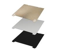 Jeffergarden Cama de Impresión PET PEI 235x235MM Placa de Construcción de Acero con Resorte de Doble Cara Etiqueta Magnética de Fácil Extracción del Modelo para Impresión 3D Ender 3 S1 S1 Pro End 5