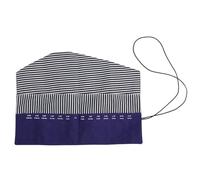 Jeffergarden Cambet Hook Case Roll Up Needles Behorador de Agujas Oxford Organizador de Rolling de Tela para Accesorios de Tejido de Tejido (PURPLE)