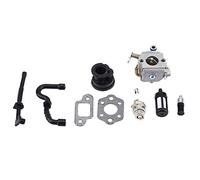 Jeffergarden Carburador para MS170 MS180 017 018 Motosierra Hogar Jardín Patio Interior Exterior Cortacésped Accesorios Reemplace la herramienta de ajuste Tune up