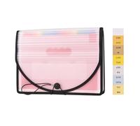 Jeffergarden Carpeta de Archivos Expandible Organizador de Documentos de Gran Capacidad Etiquetas de Color Rainbow para la Escuela de Oficina en Casa (24 carpeta de bolsillos)