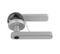 Jeffergarden Cerradura de Puerta con Huella Dactilar, Cerradura Inteligente de Aleación de Zinc con Desbloqueo Biométrico, 3 Métodos para Apartamentos y Varias Puertas de Madera y Metal (SILVER)