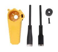 Jeffergarden Cincel Eléctrico para Carpintería, Amoladora Angular, Cincel Modificado, Kit Adaptador de para Amoladora Angular, Herramientas Adaptadoras de para Tallar Madera de Plástico de Acero