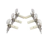 Jeffergarden Classic Guitar Tuning Pegs Machine Heads 3L3R para la Guitarra Clásica Presenta Aleación de Metal y 2pcs de Plástico 35 Mm entre Clavijas