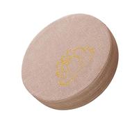 Jeffergarden Cojín de Meditación de Algodón de Espuma Dura, Almohada de Lino para el Suelo para Práctica de Yoga Zen, Cojín Redondo de 15,7 Pulgadas con Funda Lavable Desmontable para Tatami de