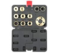 Jeffergarden Conjunto de Bujes de la Guía del Enrutador, Construcción de Latón, Kit de Guías de Enrutador de Plantilla de 11 Piezas, 8 Tamaños, Ideal para de y Bisagra