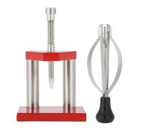 Jeffergarden Conjunto de Extractor de émbolo Manual Duradero, Removedor de Vigilancia de Reloj de Tamaño Estándar, Aleación de Acero Profesional Preciso para la Reparación de Relojes
