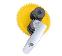 Jeffergarden Construcción Mejorada, Compatibilidad Versátil, Resistente y Duradero Kit de de Engranaje del Extrusor Juego de Dientes Oblicuos Unidad de Acero Endurecido P1P Reemplazo Ensamblaje de