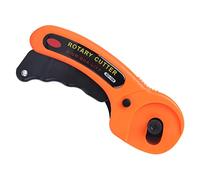 Jeffergarden Cortador Rotativo Hoja de Acero de Alta Velocidad de 45 Mm para Coser Acolchar Corte Cuero Tela Papel Plástico con Hoja de Repuesto Fácil de Instalar