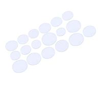 Jeffergarden Cristal de Reloj Cristal Mineral Lente de Plano 18 Piezas 16-24,5 Mm 1,2 Mm de Espesor Juego de Repuesto Transparente para Reparación de Relojes Reemplazo y Relojeros