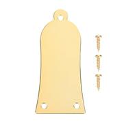 Jeffergarden Cubierta para Varilla de Armadura con Forma de Campana de Metal de 3 Orificios, Hierro Duradero, Protege la Guitarra Eléctrica con un Diseño Práctico, Adecuada para Músicos y (GOLD)