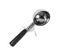 Jeffergarden Cuchara para Helado de Acero Inoxidable con de Plástico Palanca de Liberación de Cuchara para Frutas de Calidad Alimentaria de 4,2 a 8 Cm para el Hogar, Cocina, Tienda de Postres, Masa