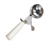 Jeffergarden Cuchara para Helado de Acero Inoxidable con de Plástico Palanca de Liberación de Cuchara para Frutas de Calidad Alimentaria de 4,2 a 8 Cm para el Hogar, Cocina, Tienda de Postres, Masa