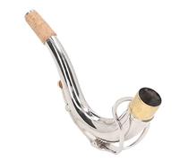 Jeffergarden Cuello Curvo para Saxofón Tenor, Cuello de Codo de Saxofón de Metal, Sonido de Alta Resonancia, Diámetro de 28 Mm, Adecuado para Saxofones Tenor