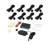 Jeffergarden de Estacionamiento Inverso con Pantalla Digital de 8 Sensores con Alertas de Zumbador de Voz, Sierra Perforadora y Kit de Instalación para Automóviles