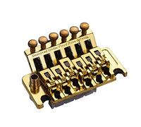Jeffergarden de Puente Trémolo de Doble Bloqueo Dorado, Material de Aleación, Kit Completo con Barra Whammy y Fácil Instalación, Ideal para Entusiastas de la Guitarra Eléctrica