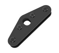 Jeffergarden Esparcidor de Puente de Silla de Montar Protector de Pellizco de Cadera de Hierro Engrosado con Almohadilla de Nailon Mecanizada CNC Accesorio de Silla de Montar de árbol Resistente
