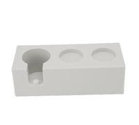 Jeffergarden Estación de Manipulación de café Expreso, Tapete de Apisonamiento de café ABS para Portafiltro de 51 Mm y 54 Mm, Organizador Eficiente para el Hogar y Cafeterías (WHITE)